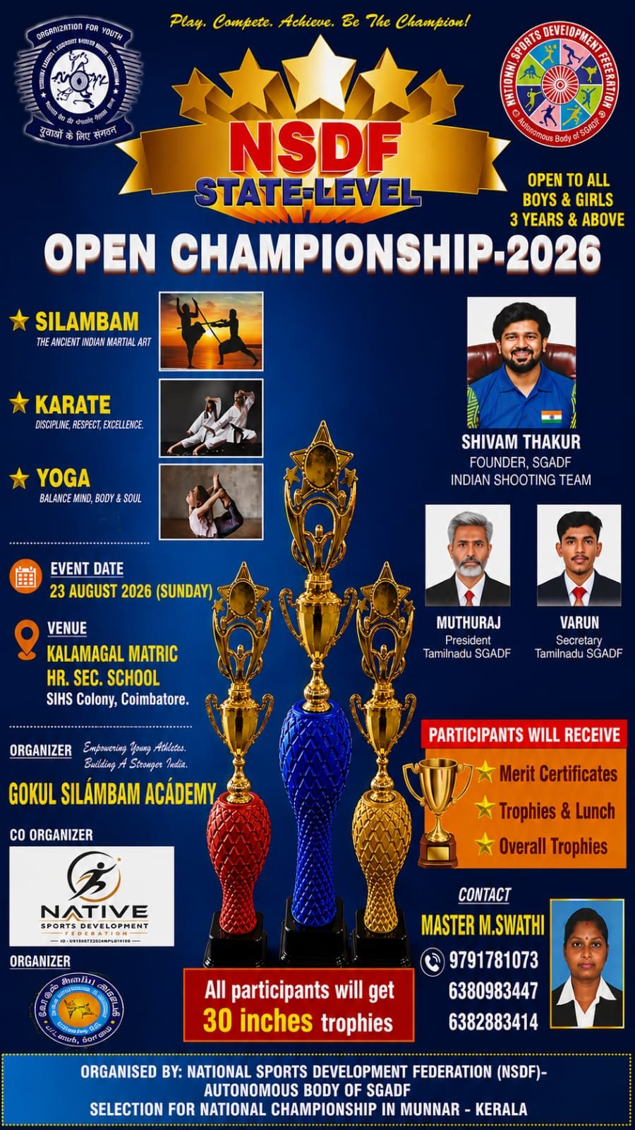 NSDF State-Level Open Championship 2026